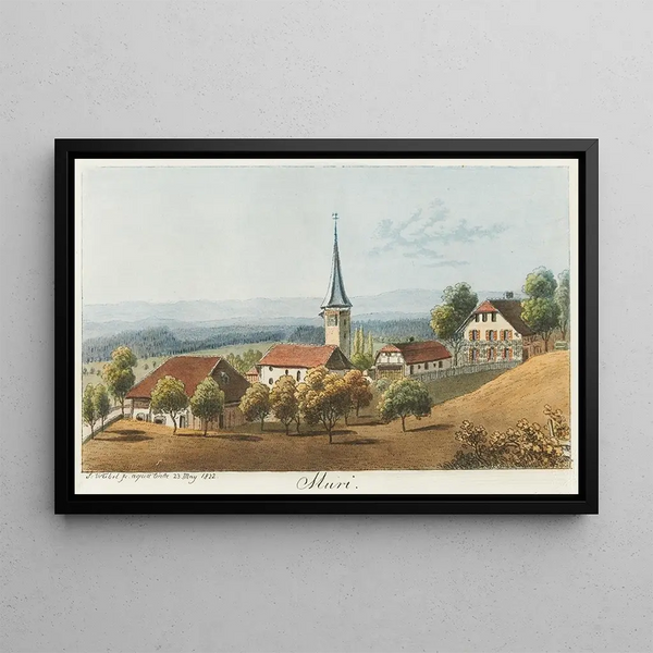 Muri - Jakob Samuel Weibel — framed artwork on a wall