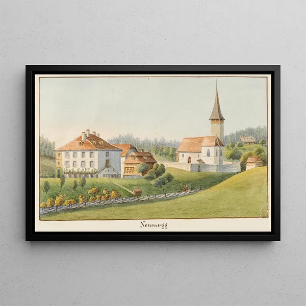 Neuenegg - Jakob Samuel Weibel — framed artwork on a wall