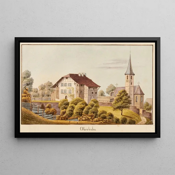 Oberbalm - Jakob Samuel Weibel — framed artwork on a wall