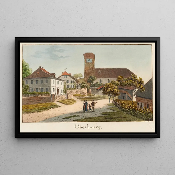 Oberbourg - Jakob Samuel Weibel — framed artwork on a wall