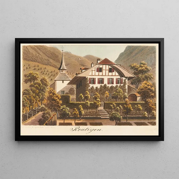 Reutigen - Jakob Samuel Weibel — framed artwork on a wall
