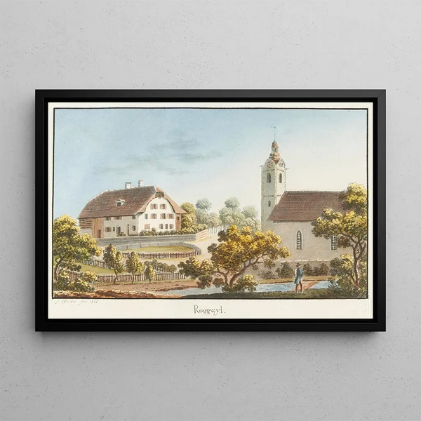 Roggwil - Jakob Samuel Weibel — framed artwork on a wall