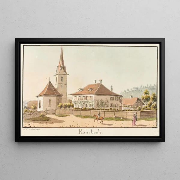 Rohrbach - Jakob Samuel Weibel — framed artwork on a wall