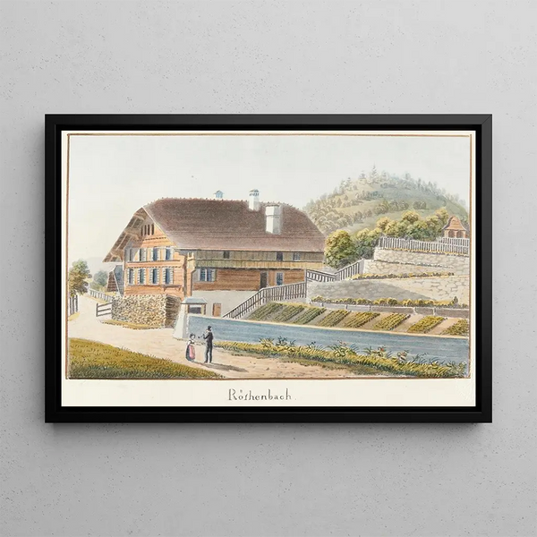 Rothenbach - Jakob Samuel Weibel — framed artwork on a wall