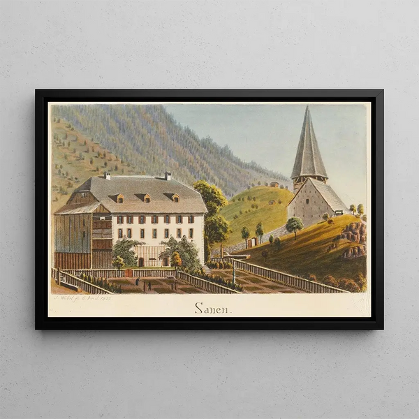 Sanen - Jakob Samuel Weibel — framed artwork on a wall