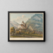 Château de Wimmis - Jakob Samuel Weibel — framed artwork on a wall