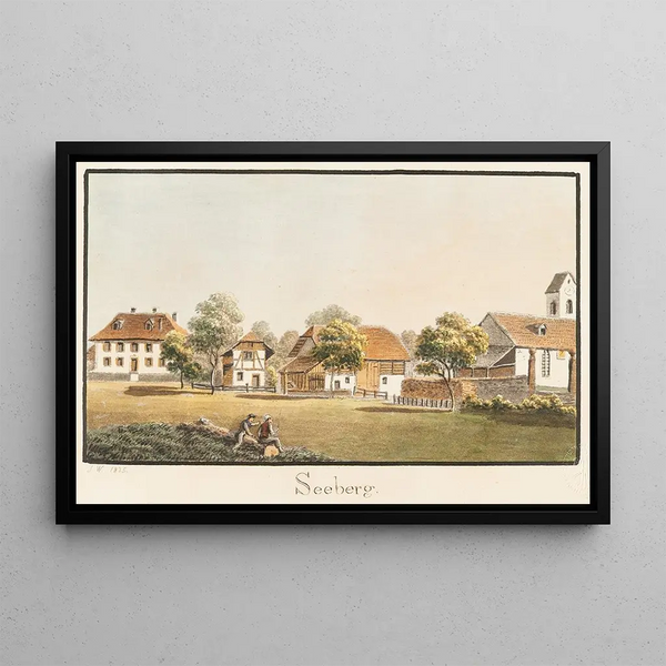 Seeberg - Jakob Samuel Weibel — framed artwork on a wall
