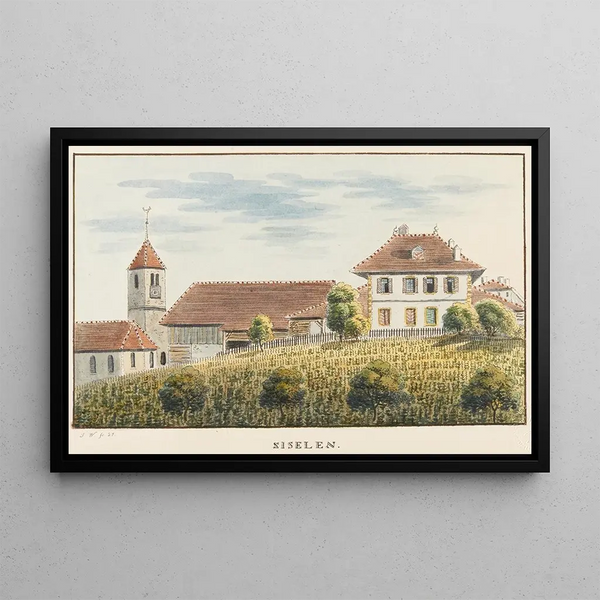 Siselen - Jakob Samuel Weibel — framed artwork on a wall