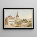 Steffisbourg - Jakob Samuel Weibel — framed artwork on a wall