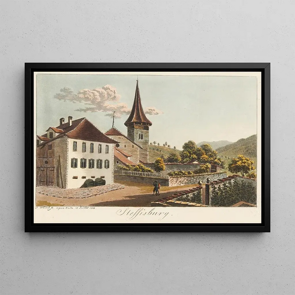Steffisburg - Jakob Samuel Weibel — framed artwork on a wall