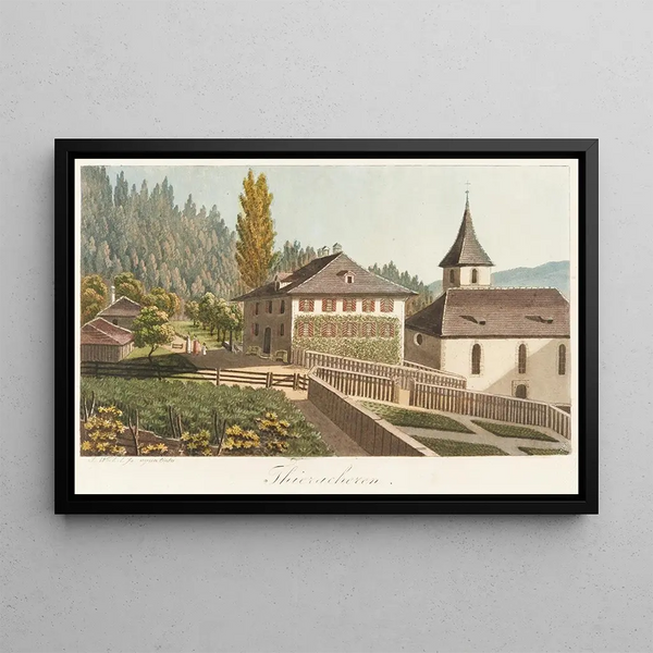 Thierachern - Jakob Samuel Weibel — framed artwork on a wall