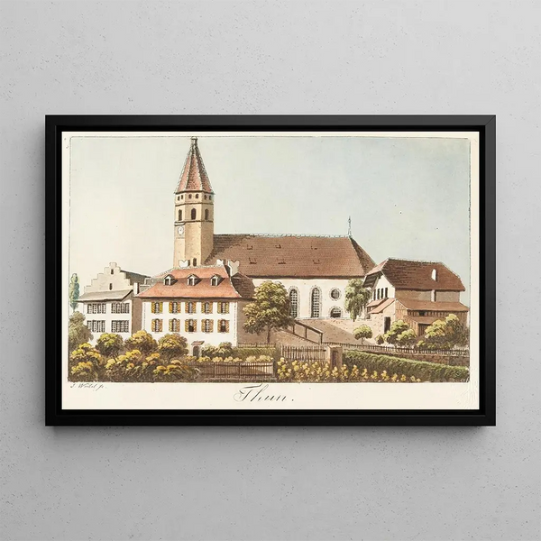 Thun - Jakob Samuel Weibel — framed artwork on a wall