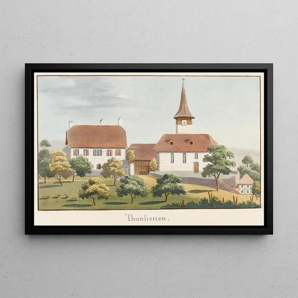 Thunstetten - Jakob Samuel Weibel — framed artwork on a wall
