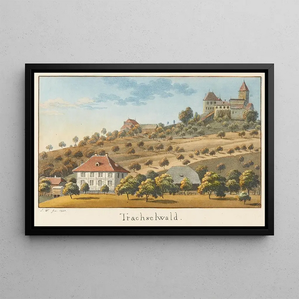 Trachselwald - Jakob Samuel Weibel — framed artwork on a wall