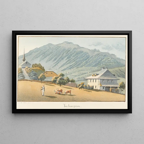 Tschangnau - Jakob Samuel Weibel — framed artwork on a wall