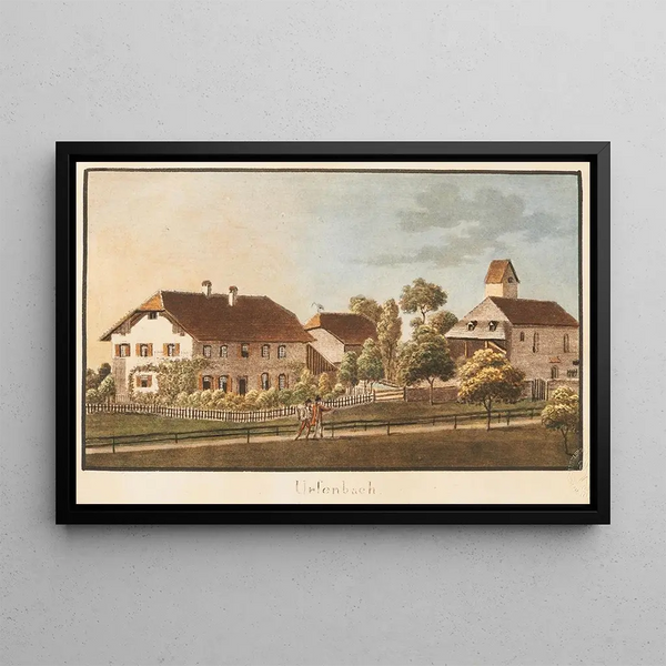 Ursenbach - Jakob Samuel Weibel — framed artwork on a wall