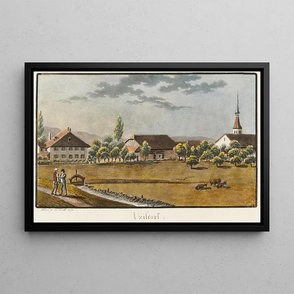 Uzistorf - Jakob Samuel Weibel — framed artwork on a wall