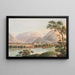View of Interlaken - Jakob Samuel Weibel — framed artwork on a wall