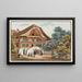 Vue de l'auberge de Matten canton de Berne - Jakob Samuel Weibel — framed artwork on a wall