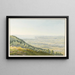 View from the Pavilion near Yverdon Vernand - Jakob Samuel Weibel — framed artwork on a wall