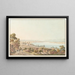 View of the surroundings of Geneva - Jakob Samuel Weibel — framed artwork on a wall