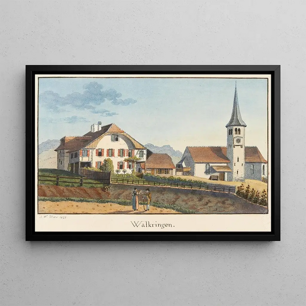 Walkringen - Jakob Samuel Weibel — framed artwork on a wall