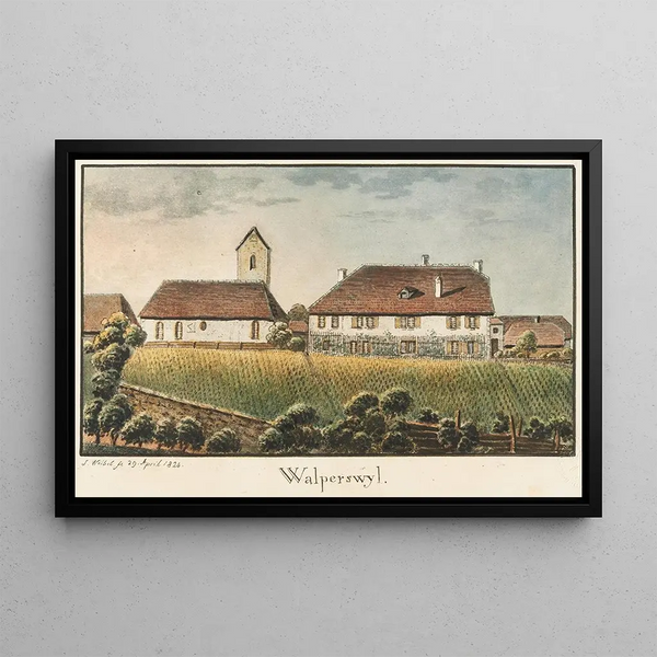 Walperswyl - Jakob Samuel Weibel — framed artwork on a wall