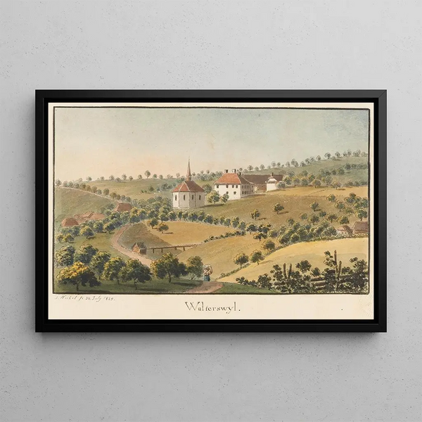 Walterswyl - Jakob Samuel Weibel — framed artwork on a wall