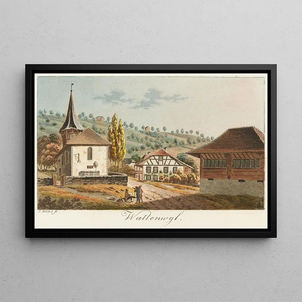 Wattenwyl - Jakob Samuel Weibel — framed artwork on a wall