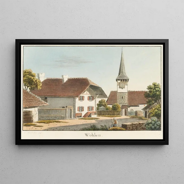 Wohlen Painting - Jakob Samuel Weibel — framed artwork on a wall