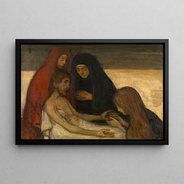Pietà Painting - Jakob Smits — framed artwork on a wall
