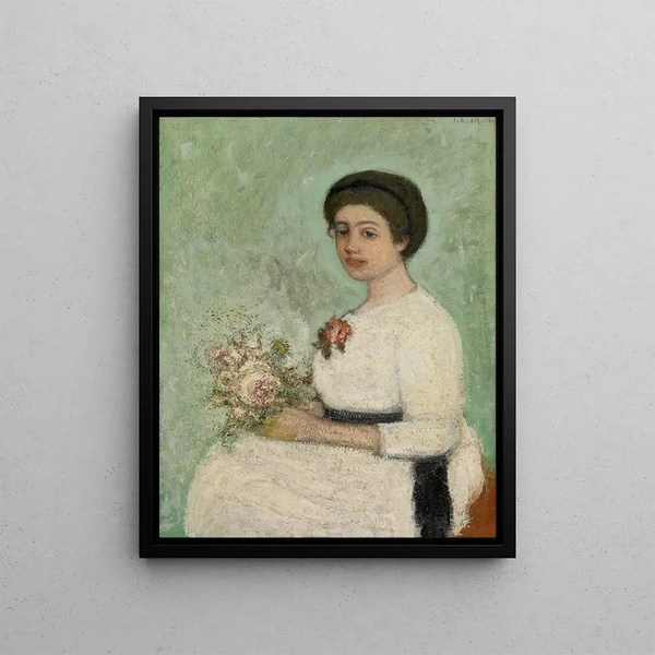 The Bride Josine - Jakob Smits — framed artwork on a wall