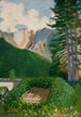 Landscape painting with Maksymilian Gierymski's tomb - Jakub Juszczyk — artwork view