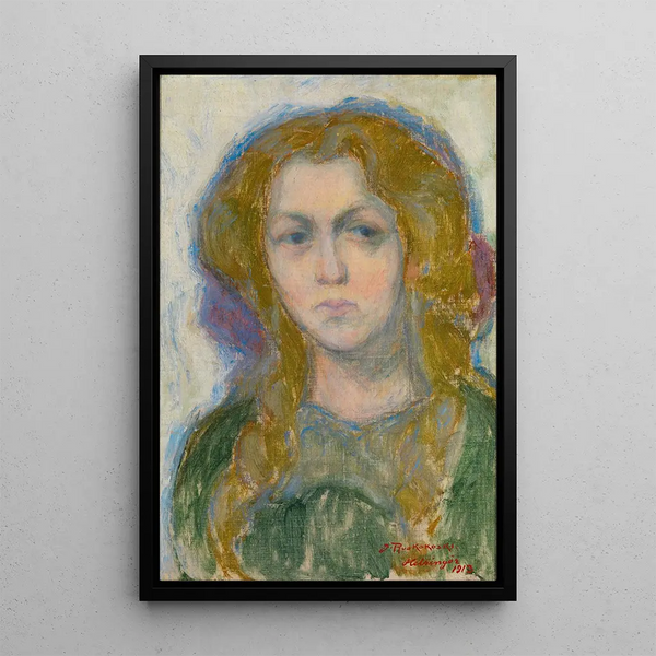 Girl - Jalmari Ruokokoski — framed artwork on a wall