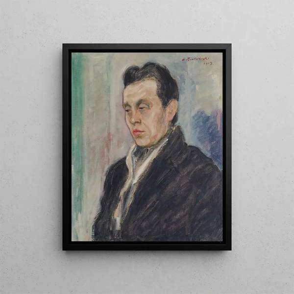 Portrait of a man Yrjö Ramstedt - Jalmari Ruokokoski — framed artwork on a wall