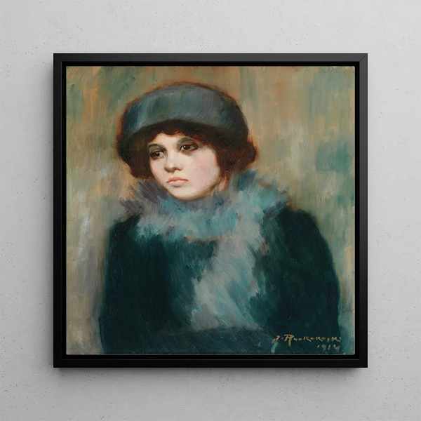 Woman - Jalmari Ruokokoski — framed artwork on a wall