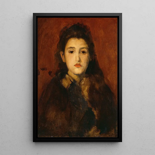 Alice Butt - James Abbott McNeill Whistler — framed artwork on a wall
