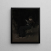 Arrangement dans Black Girl Reading - James Abbott McNeill Whistler — framed artwork on a wall