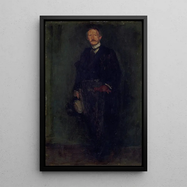 Edward Guthrie Kennedy - James Abbott McNeill Whistler — framed artwork on a wall