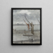Gray and Silver: Chelsea Embankment - James Abbott McNeill Whistler — framed artwork on a wall