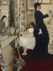 Harmony in Green and Pink The Music Room - James Abbott McNeill Whistler — artwork view