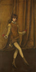 Harmony in Yellow and Gold The Girl in Gold Connie Gilchrist - James Abbott McNeill Whistler — artwork view