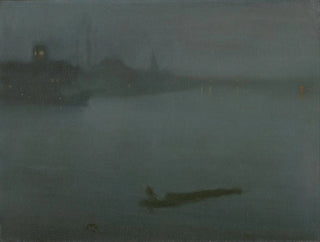 Nocturne in Blue and Silver - James Abbott McNeill Whistler — artwork view