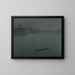 Nocturne in Blue and Silver - James Abbott McNeill Whistler — framed artwork on a wall
