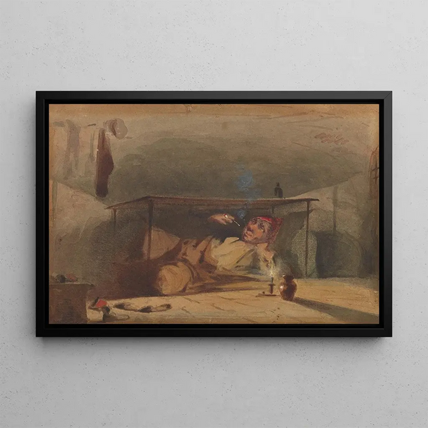 The owner of Sam Weller in the fleet - James Abbott McNeill Whistler — framed artwork on a wall