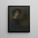 Self-portrait - James Abbott McNeill Whistler — framed artwork on a wall