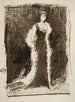 Sketch after Arrangement in Black Lady Meux - James Abbott McNeill Whistler — artwork view