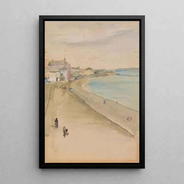 St Ives Cornwall - James Abbott McNeill Whistler — framed artwork on a wall