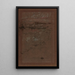 Sunset in red and brown - James Abbott McNeill Whistler — framed artwork on a wall