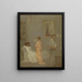 L'artiste dans son atelier - James Abbott McNeill Whistler — framed artwork on a wall
